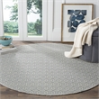Safavieh Montauk 8' X 10' Hand Woven Cotton Pile Rug in Ivory and Blue