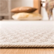 Safavieh Montauk 4' X 6' Hand Woven Cotton Pile Rug in Ivory and Gray