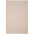 Safavieh Montauk 6' X 9' Hand Woven Cotton Pile Rug in Ivory and Gray