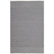 Safavieh Montauk 4' X 6' Hand Woven Cotton Pile Rug in Ivory and Navy