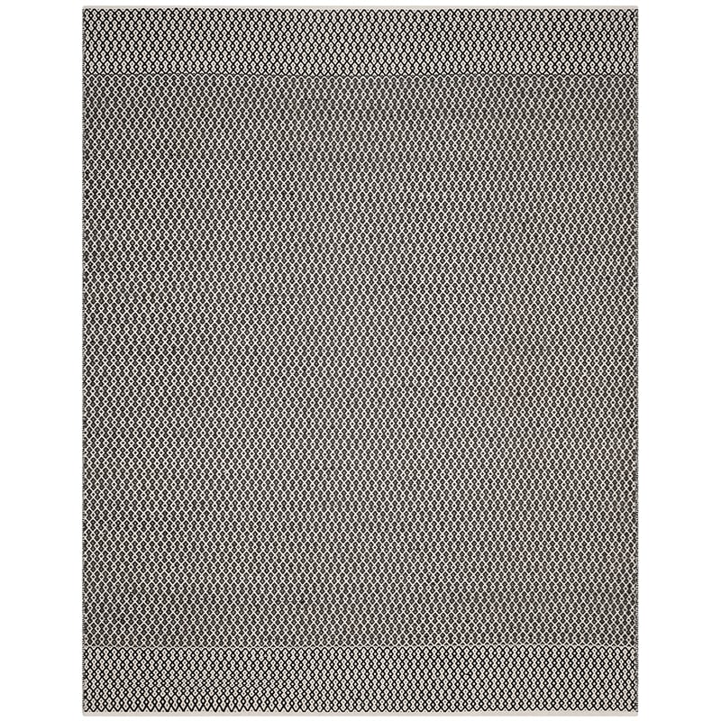 Safavieh Montauk 8' X 10' Hand Woven Cotton Pile Rug in Ivory and Red