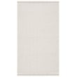 Safavieh Montauk 3' X 5' Hand Woven Cotton Pile Rug in Ivory and Gray