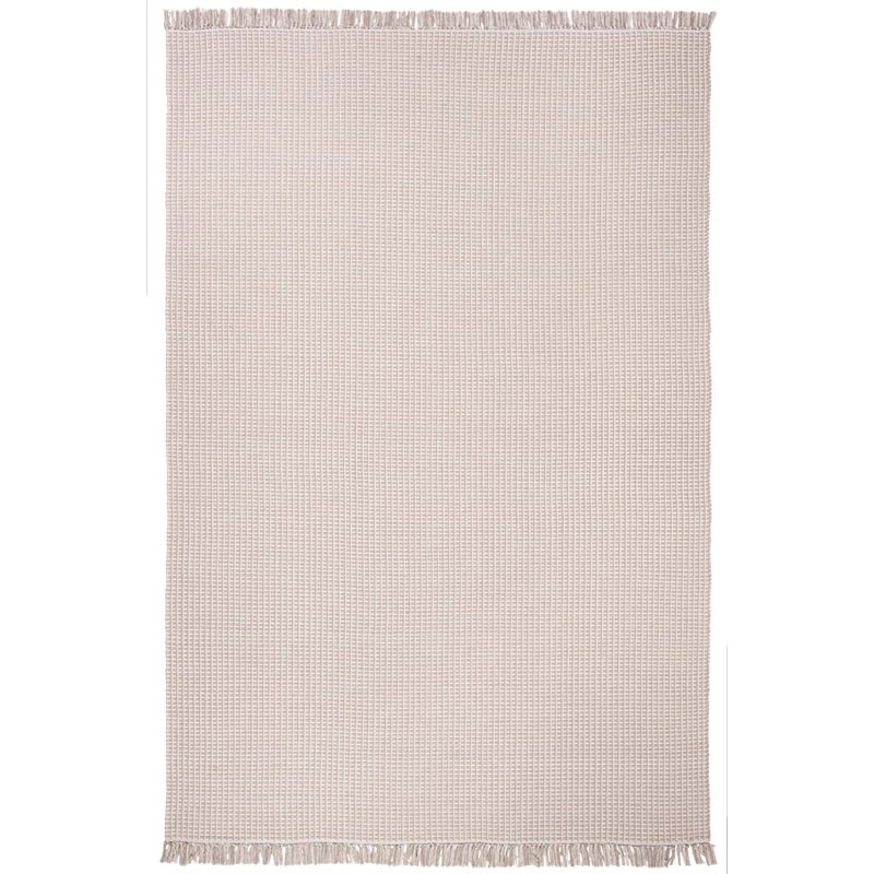 Safavieh Montauk 5' X 8' Hand Woven Cotton Pile Rug in Ivory and Gray