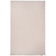 Safavieh Montauk 6' X 9' Hand Woven Cotton Pile Rug in Ivory and Gray