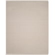 Safavieh Montauk 8' X 10' Hand Woven Cotton Pile Rug in Ivory and Gray