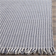 Safavieh Montauk 5' X 8' Hand Woven Cotton Pile Rug in Ivory and Navy