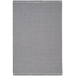 Safavieh Montauk 6' X 9' Hand Woven Cotton Pile Rug in Ivory and Navy