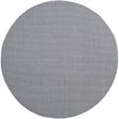 Safavieh Montauk 6' X 6' Round Hand Woven Cotton Rug in Ivory and Navy