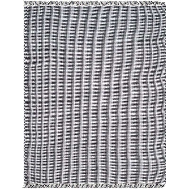 Safavieh Montauk 8' X 10' Hand Woven Cotton Pile Rug in Ivory and Navy