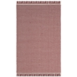 Safavieh Montauk 3' X 5' Hand Woven Cotton Pile Rug in Ivory and Red