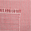 Safavieh Montauk 3' X 5' Hand Woven Cotton Pile Rug in Ivory and Red