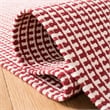 Safavieh Montauk 4' X 6' Hand Woven Cotton Pile Rug in Ivory and Red