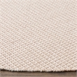 Safavieh Montauk 6' X 6' Square Hand Woven Cotton Rug in Ivory and Red