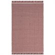 Safavieh Montauk 6' X 6' Square Hand Woven Cotton Rug in Ivory and Red