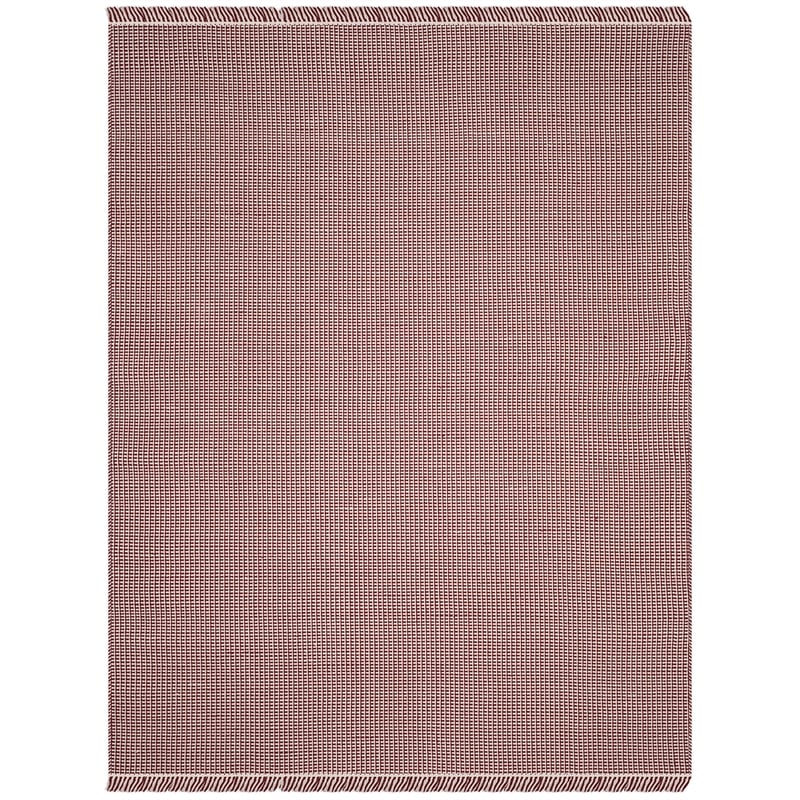 Safavieh Montauk 8' X 10' Hand Woven Cotton Pile Rug in Ivory and Red