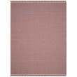 Safavieh Montauk 8' X 10' Hand Woven Cotton Pile Rug in Ivory and Red