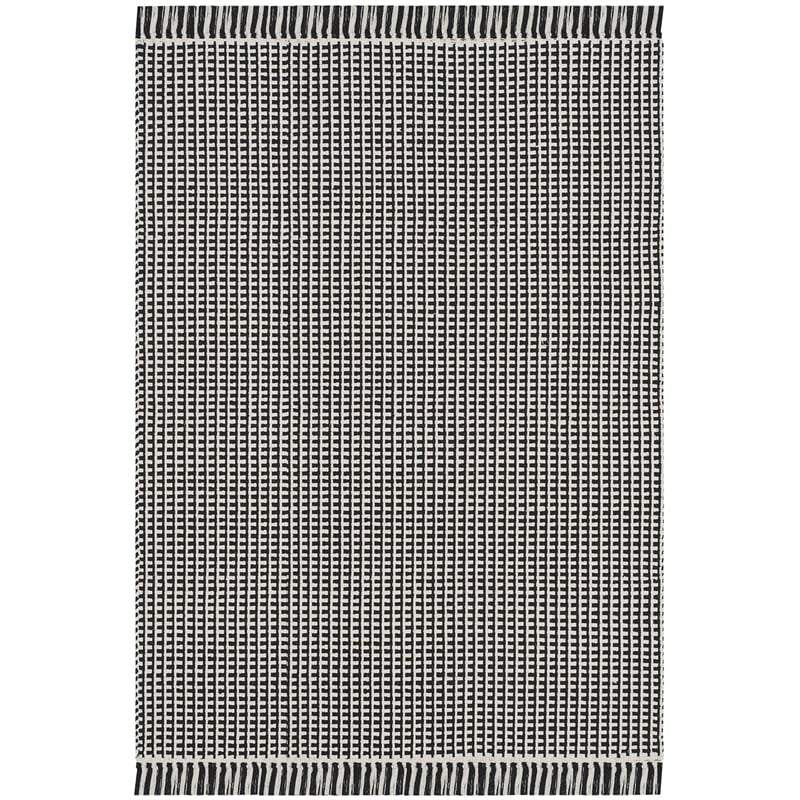 Safavieh Montauk 3' X 5' Hand Woven Cotton Pile Rug in Ivory and Black