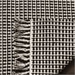 Safavieh Montauk 3' X 5' Hand Woven Cotton Pile Rug in Ivory and Black