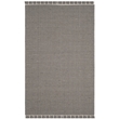 Safavieh Montauk 4' X 6' Hand Woven Cotton Pile Rug in Ivory and Black