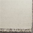 Safavieh Montauk 5' X 8' Hand Woven Cotton Pile Rug in Ivory and Black