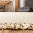 Safavieh Montauk 4' X 6' Hand Woven Cotton Rug in Ivory and Yellow