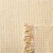Safavieh Montauk 4' X 6' Hand Woven Cotton Rug in Ivory and Yellow