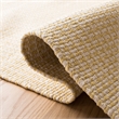 Safavieh Montauk 5' X 8' Hand Woven Cotton Rug in Ivory and Yellow