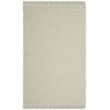 Safavieh Montauk 3' X 5' Hand Woven Cotton Pile Rug in Ivory and Green