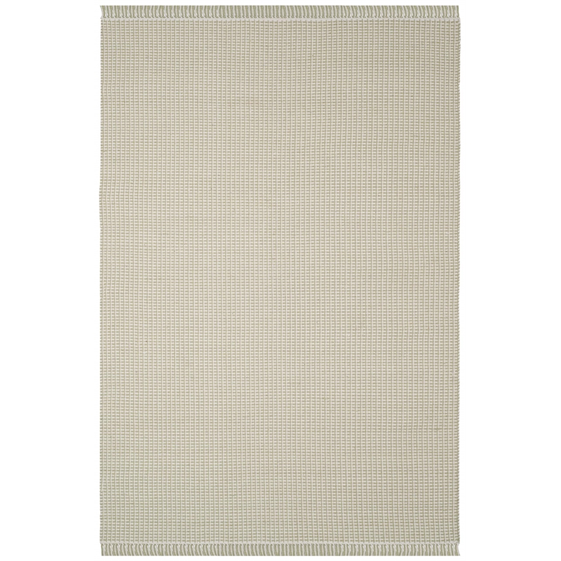 Safavieh Montauk 4' X 6' Hand Woven Cotton Pile Rug in Ivory and Green