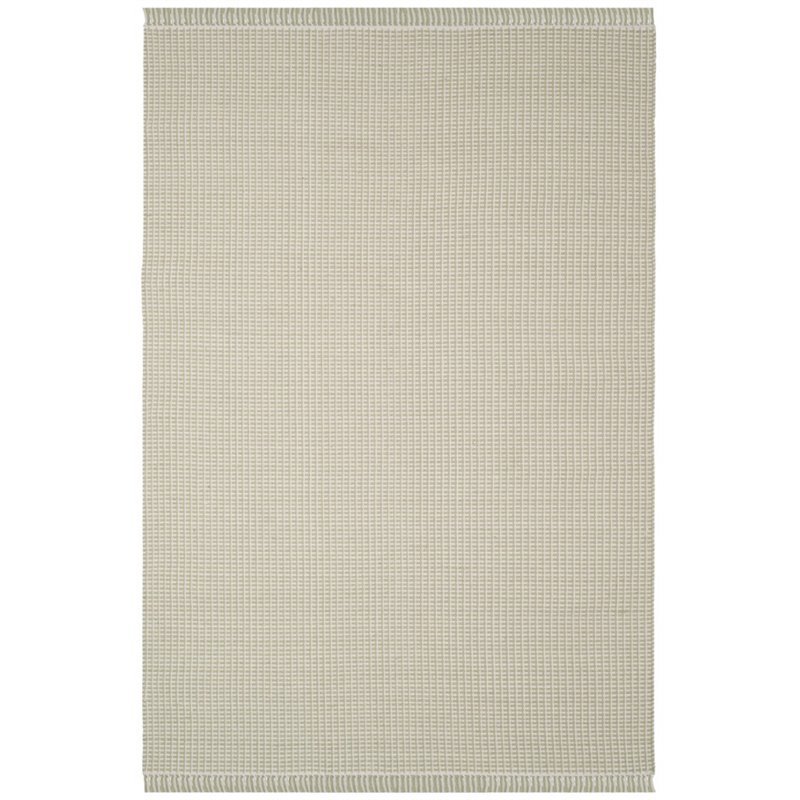 Safavieh Montauk 4' X 6' Hand Woven Cotton Pile Rug in Ivory and Green