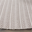 Safavieh Montauk 4' X 6' Hand Woven Cotton Pile Rug in Ivory and Gray
