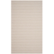Safavieh Montauk 5' X 8' Hand Woven Cotton Pile Rug in Ivory and Gray