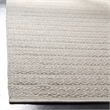Safavieh Montauk 5' X 8' Hand Woven Cotton Pile Rug in Ivory and Gray
