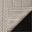 Safavieh Montauk 5' X 8' Hand Woven Cotton Pile Rug in Ivory and Gray