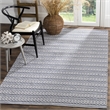 Safavieh Montauk 4' X 6' Hand Woven Cotton Pile Rug in Ivory and Navy