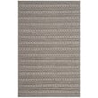 Safavieh Montauk 4' X 6' Hand Woven Cotton Pile Rug in Ivory and Black