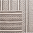 Safavieh Montauk 5' X 8' Hand Woven Cotton Pile Rug in Ivory and Black
