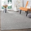 Safavieh Montauk 8' X 10' Hand Woven Cotton Rug in Ivory and Black