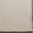 Safavieh Montauk 6' X 9' Hand Woven Cotton Pile Rug in Ivory and Gray
