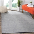 Safavieh Montauk 4' X 6' Hand Woven Cotton Pile Rug in Ivory and Navy