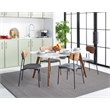 Safavieh Montauk 5' X 8' Hand Woven Cotton Pile Rug in Ivory and Navy