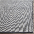Safavieh Montauk 6' X 9' Hand Woven Cotton Pile Rug in Ivory and Navy
