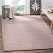 Safavieh Montauk 3' X 5' Hand Woven Cotton Pile Rug in Ivory and Red