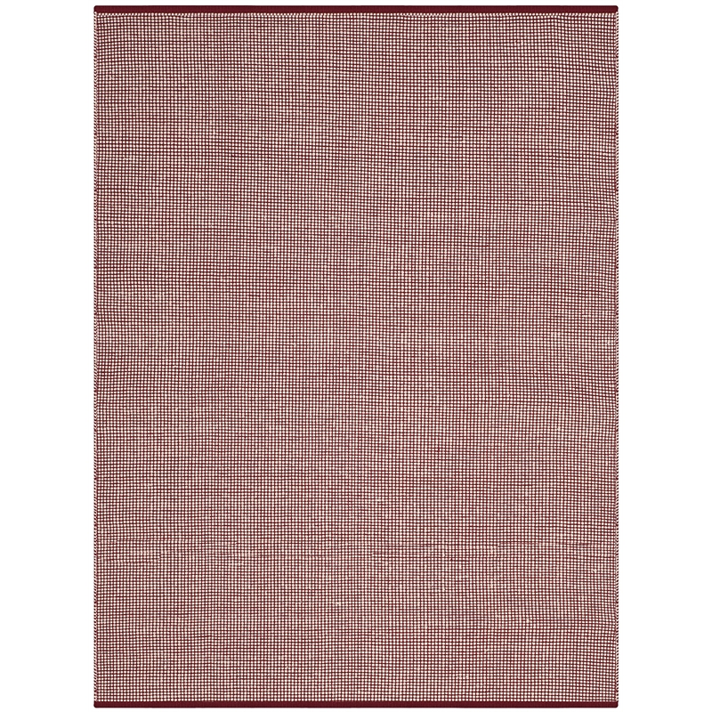 Safavieh Montauk 3' X 5' Hand Woven Cotton Pile Rug in Ivory and Red