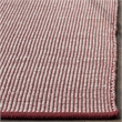 Safavieh Montauk 3' X 5' Hand Woven Cotton Pile Rug in Ivory and Red