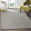 Safavieh Montauk 5' X 8' Hand Woven Cotton Pile Rug in Ivory and Black