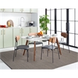 Safavieh Montauk 5' X 8' Hand Woven Cotton Pile Rug in Ivory and Black