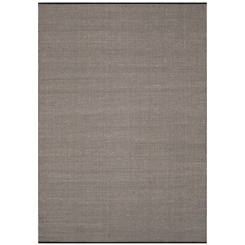 Safavieh Montauk 5' X 8' Hand Woven Cotton Pile Rug in Ivory and Black