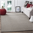Safavieh Montauk 8' X 10' Hand Woven Cotton Rug in Ivory and Black