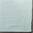 Safavieh Montauk 3' X 5' Hand Woven Cotton Pile Rug in Ivory and Aqua